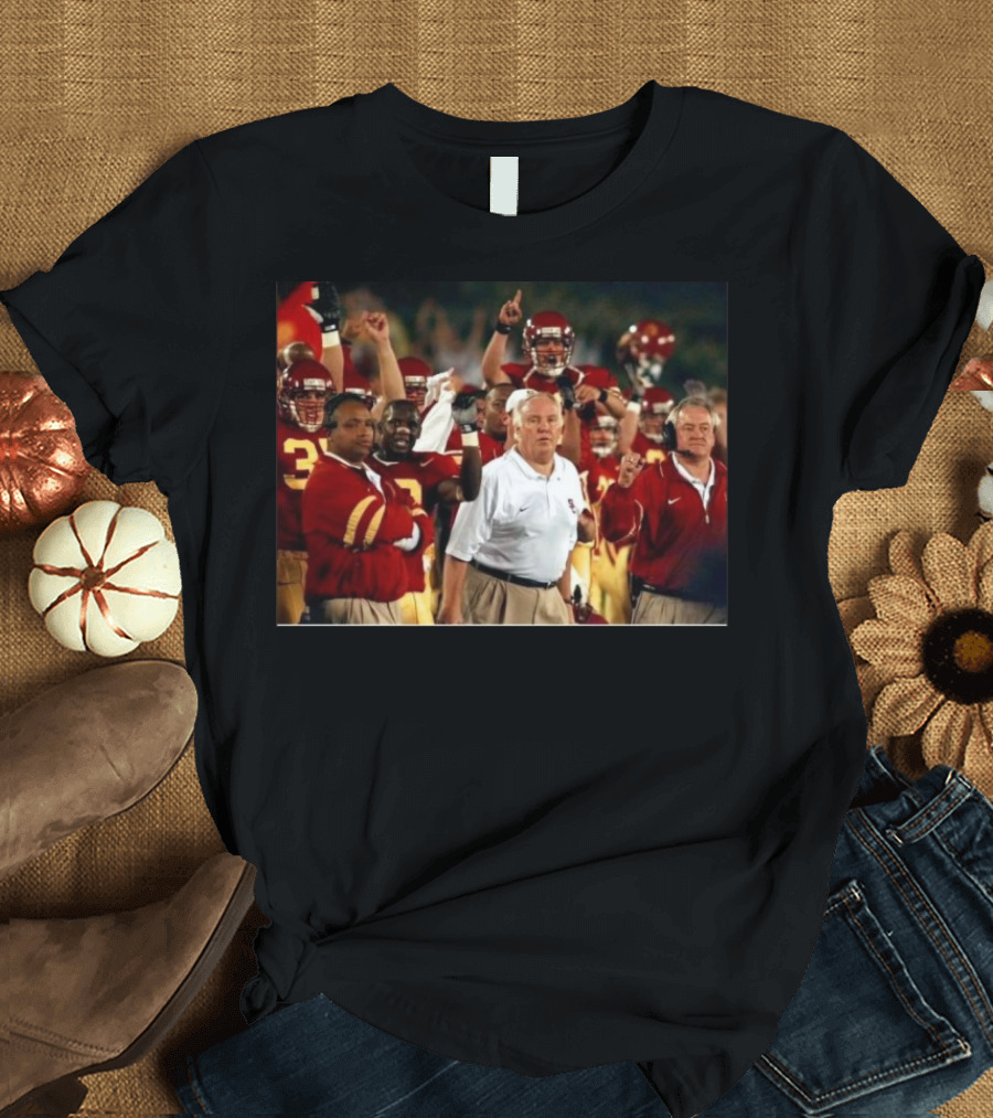 Rip Coach John Robinson Fight On Forever USC Trojans Football Team Victory Celebrations T-Shirt
