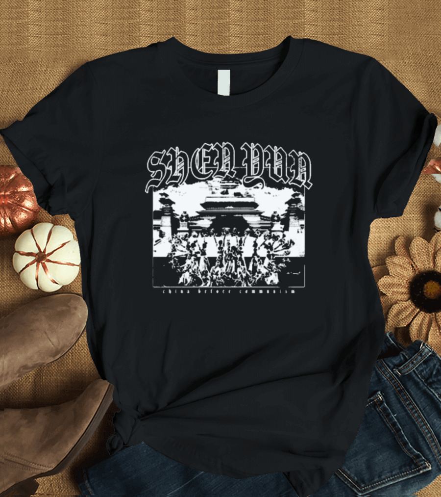 Shen Yun Metal China Before Communism Pagoda and Performers T-Shirt