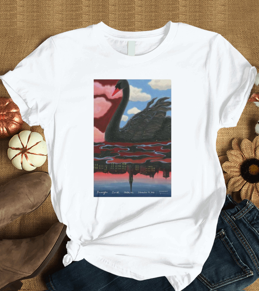 Khruangbin Zurich November 12 2024 Black Swan Concert T-Shirt