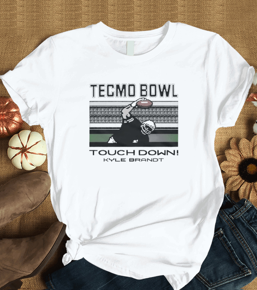 Tecmo Bowl Touchdown Kyle Brandt NFL T-Shirt