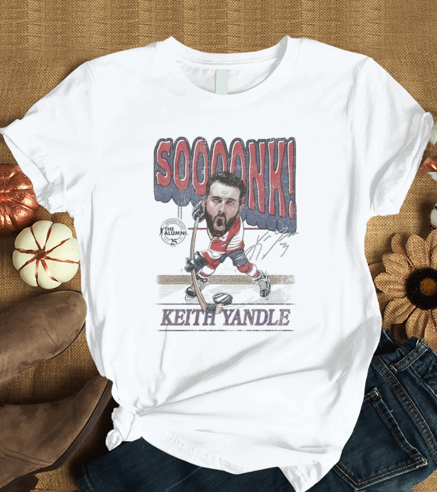 Spittin Chiclets NHL Alumni Keith Yandle Sooonk T-Shirt