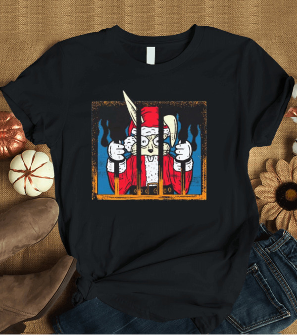 T-Shirt: Blink-182 Santa Behind Bars Christmas T-Shirt Blink-182 Santa Behind Bars Christmas T-Shirt