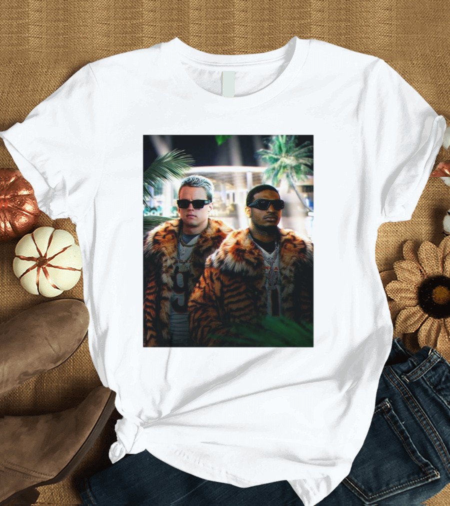 Cincinnati Bengals Joe Burrow Deebo Samuel Stylish Sunday Night Football Fashion T-Shirt