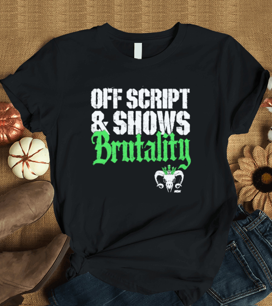 Off Script Shows Brutality Will Ospreay Vintage AEW T-Shirt