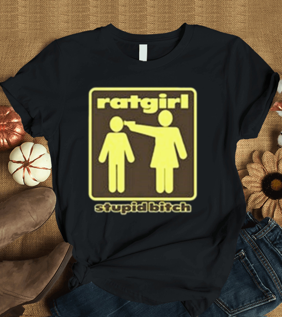 Stray Rats Ratgirl Stupid Bitch Iconic T-Shirt