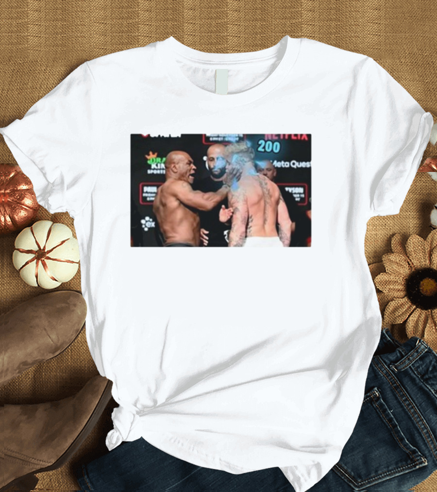 Bruhtees Mike Tyson Press 200 Meta Sports Netflix T-Shirt