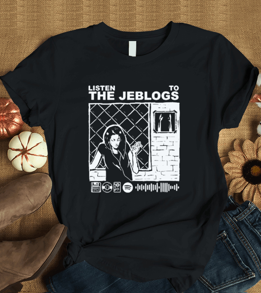 Listen To The Jeblogs Music Streaming Icons T-Shirt