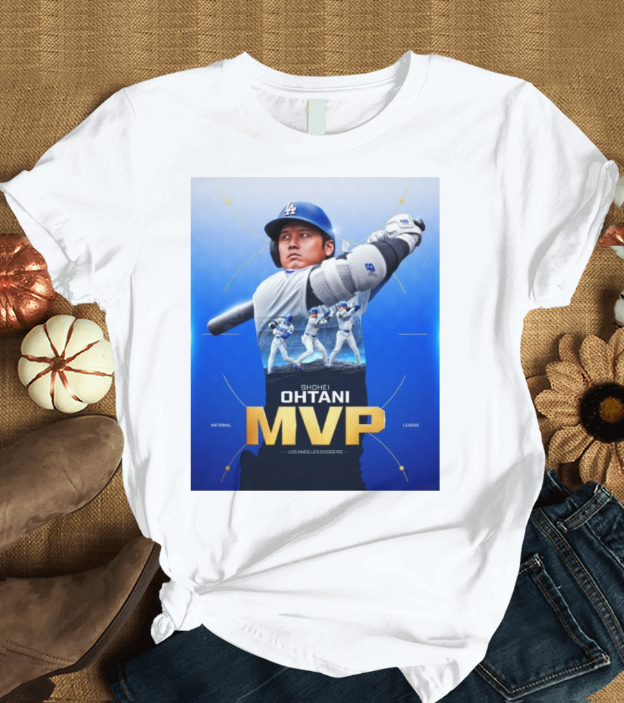 Shohei Ohtani MVP Los Angeles Dodgers National League T-Shirt