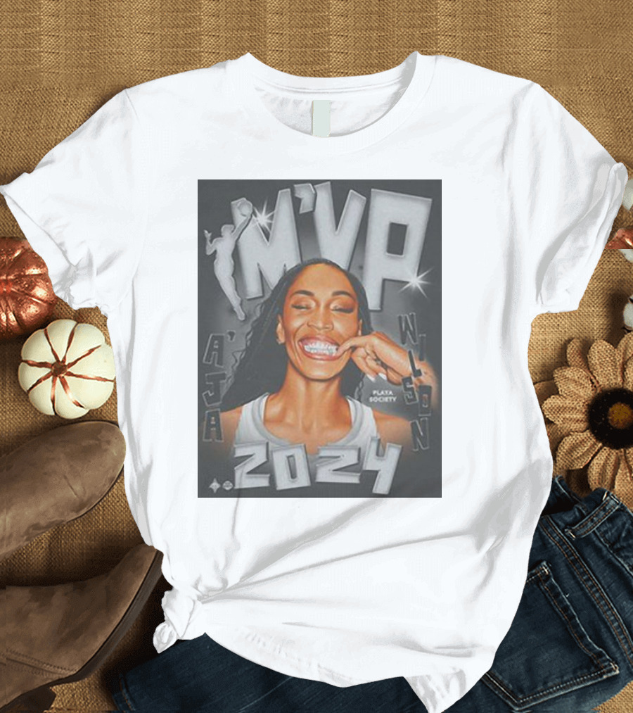 A'ja Wilson MVP Playa Society T-Shirt