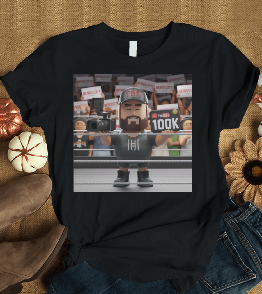 TNS NewScott Youtube 100k Subscribers Celebration 1.5 Weeks Ago T-Shirt