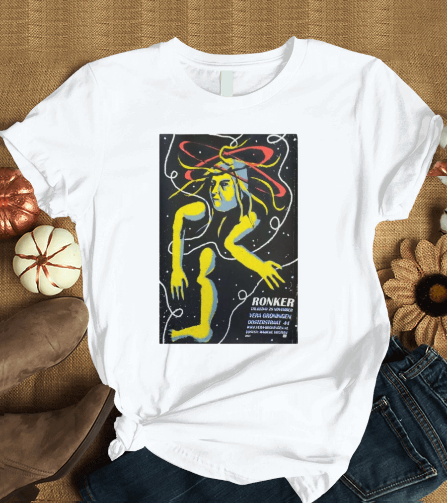Ronker at Vera Groningen on November 28, 2024 with Artistic Figure and Cosmic T-Shirt