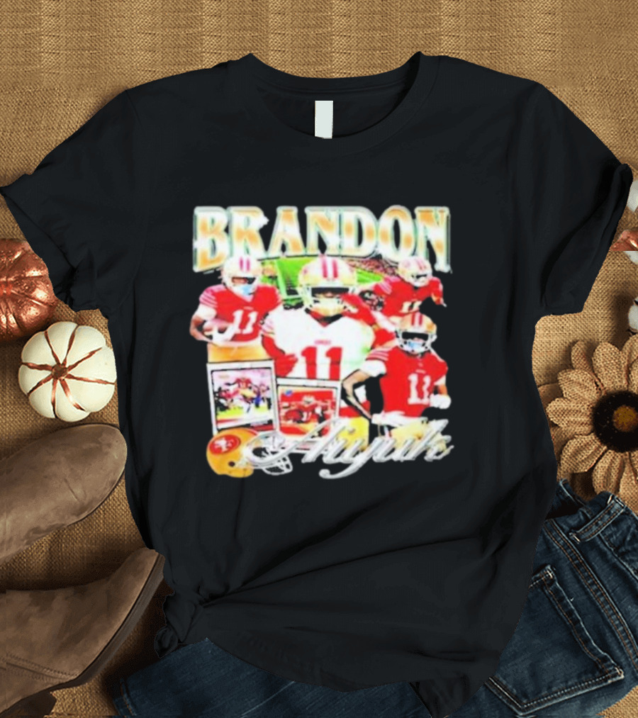 Brandon Aiyuk San Francisco 49ers Football Collage BA IGYB T-Shirt