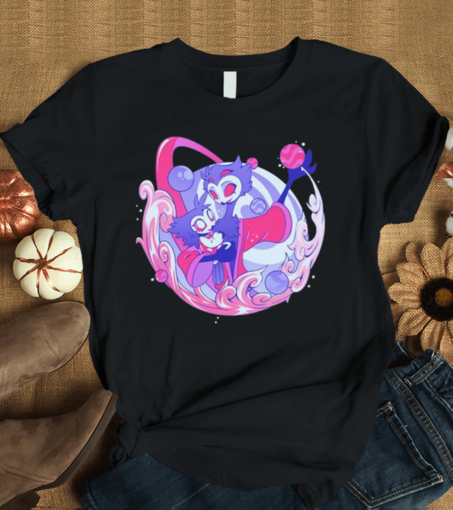 Stolas Owl Demon Cosmic Embrace Lullaby T-Shirt