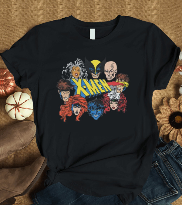 T-Shirt: X-Men Marvel Comics Wolverine Storm Charles Xavier Cyclops Nightcrawler Rogue Jean Grey Gambit T-Shirt X-Men Marvel Comics Wolverine Storm Charles Xavier Cyclops Nightcrawler Rogue Jean Grey Gambit T-Shirt