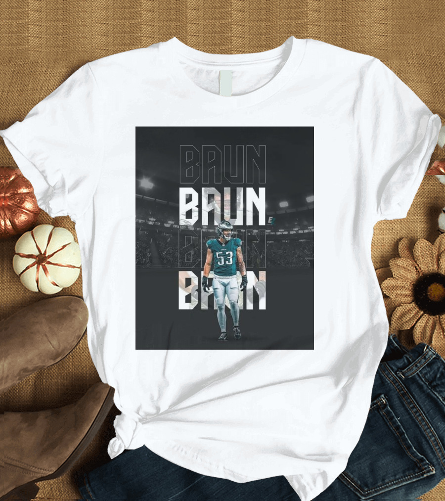 Baun Philadelphia Eagles QB Sack Go Birds Football Stadium T-Shirt