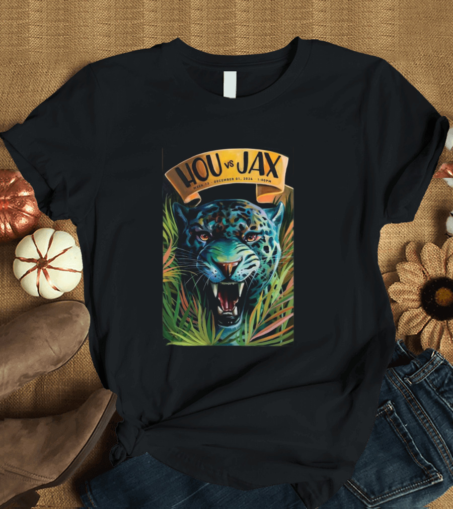 HOU vs JAX NFL Week 13 December 01 2024 1:00 PM T-Shirt