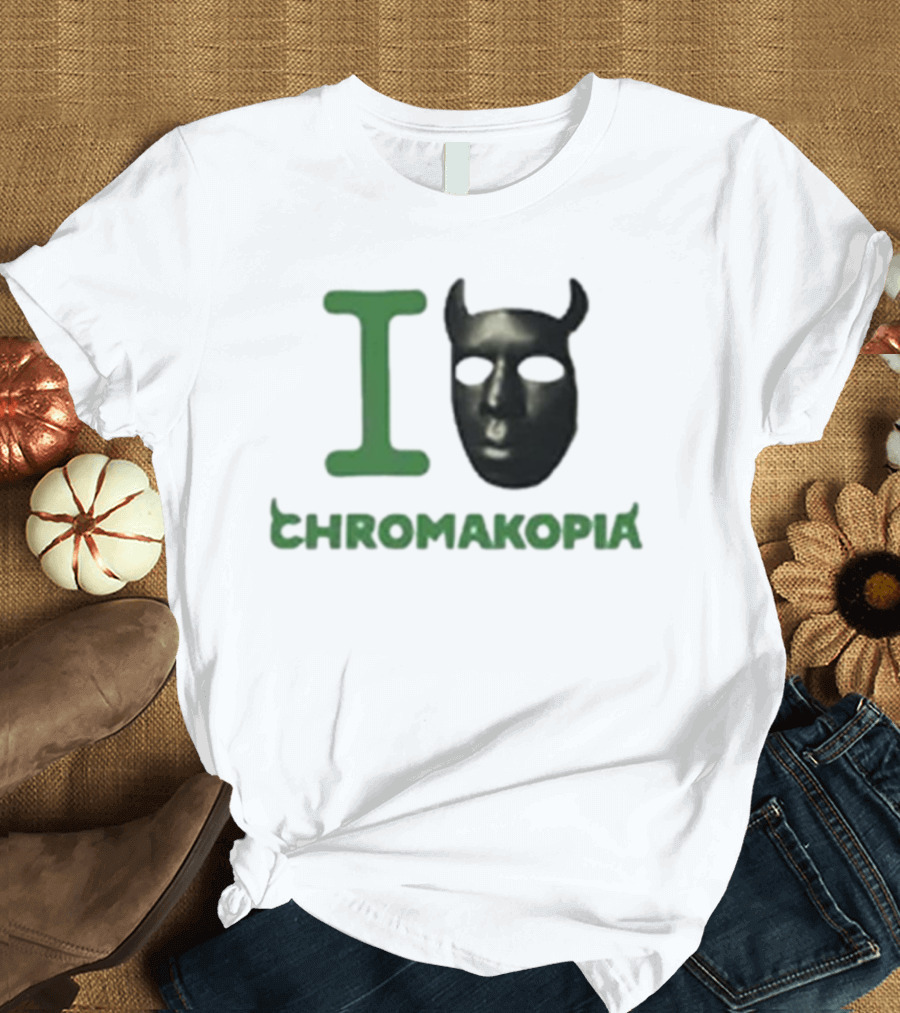 I Love Chromakopia Mask With Horns T-Shirt