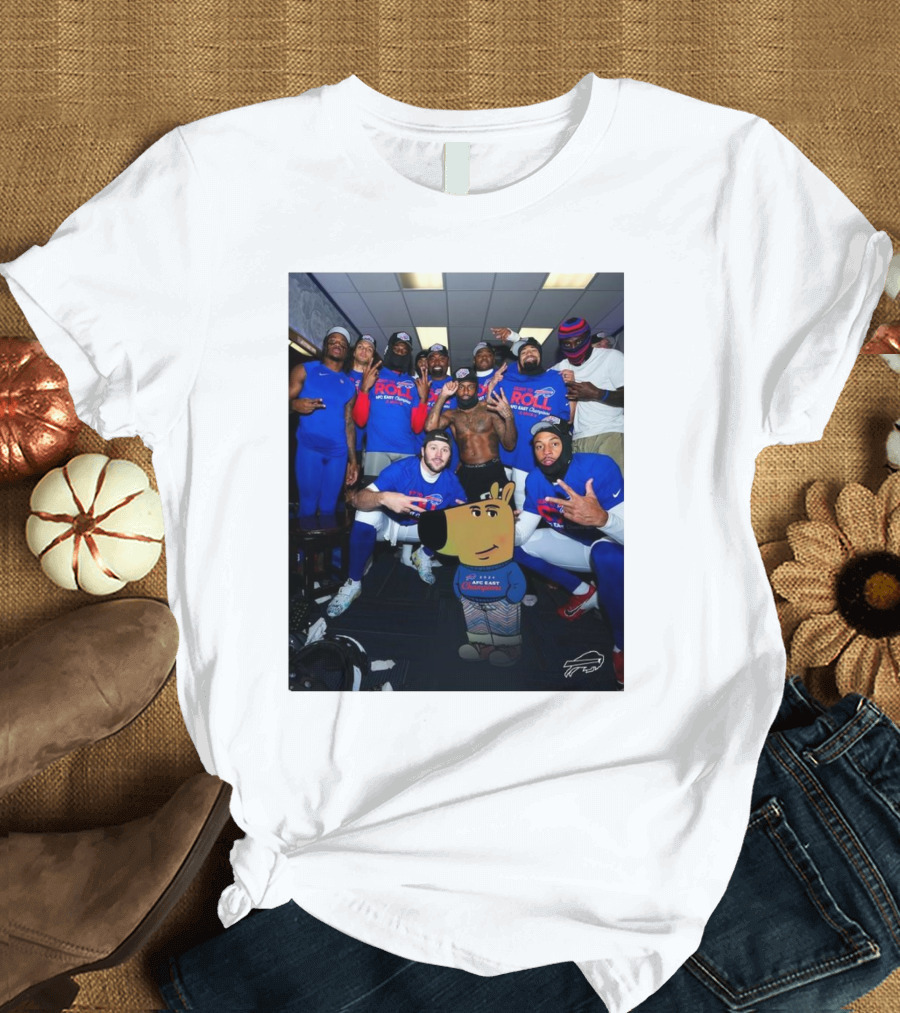 Buffalo Bills Roll Guys Winning the AFC East T-Shirt