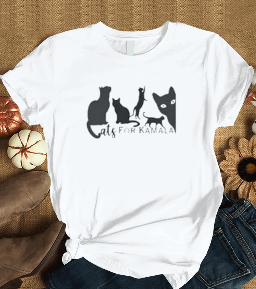Cats for Kamala Childless Cat Lady Kamala Harris For President Cats for Kamala T-Shirt