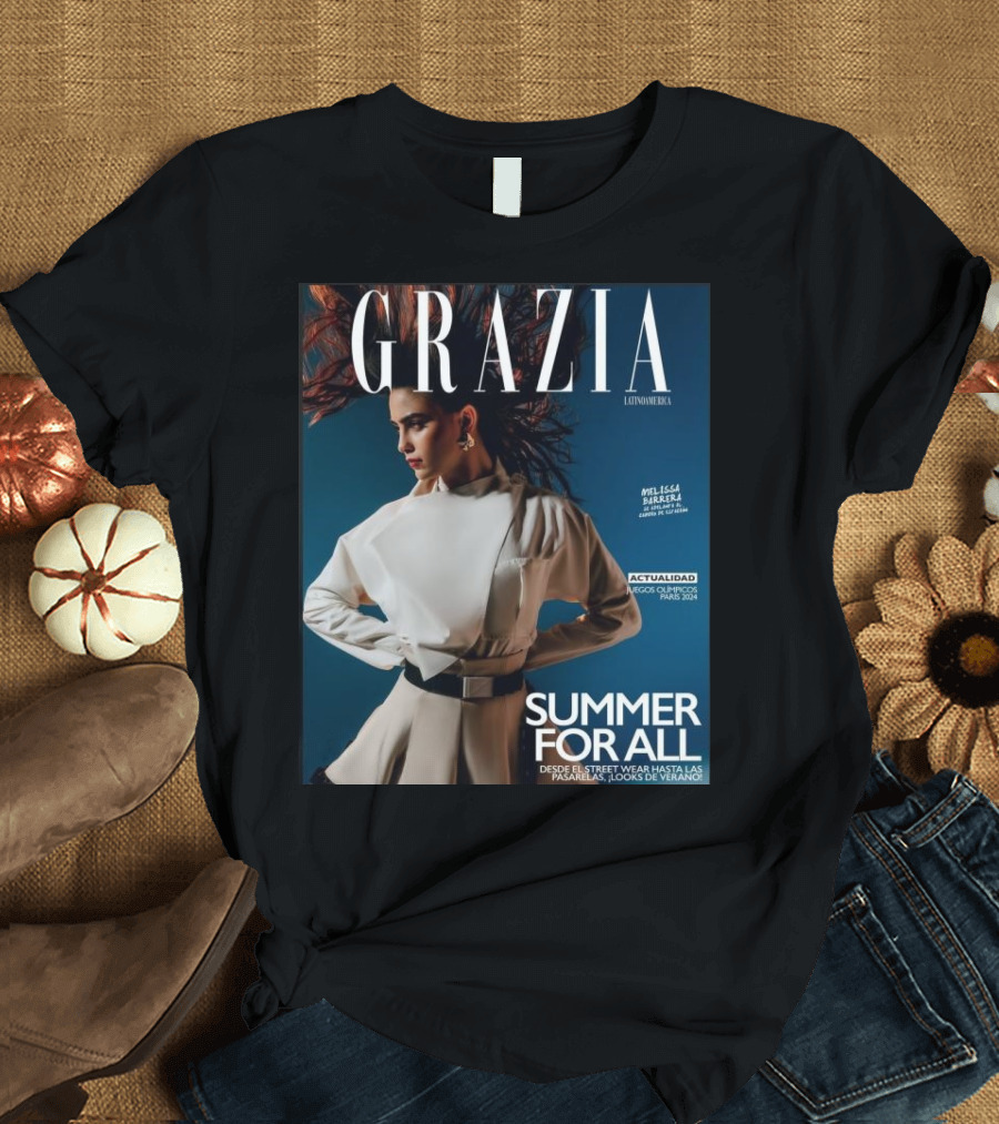 Grazia Latinoamerica Summer For All Melissa Barrera Juegos Olimpicos Paris T-Shirt