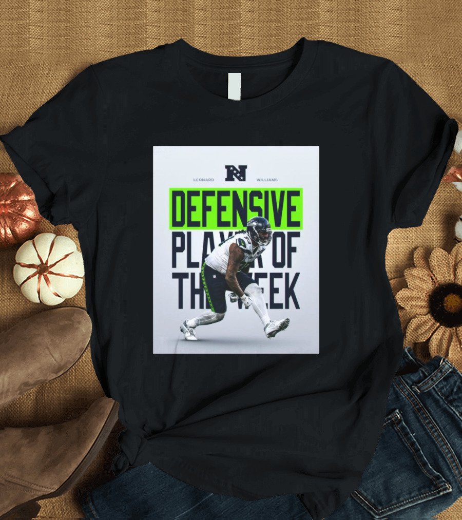 Leonard Williams Seahawks NFC Defensive Player of the Week T-Shirt