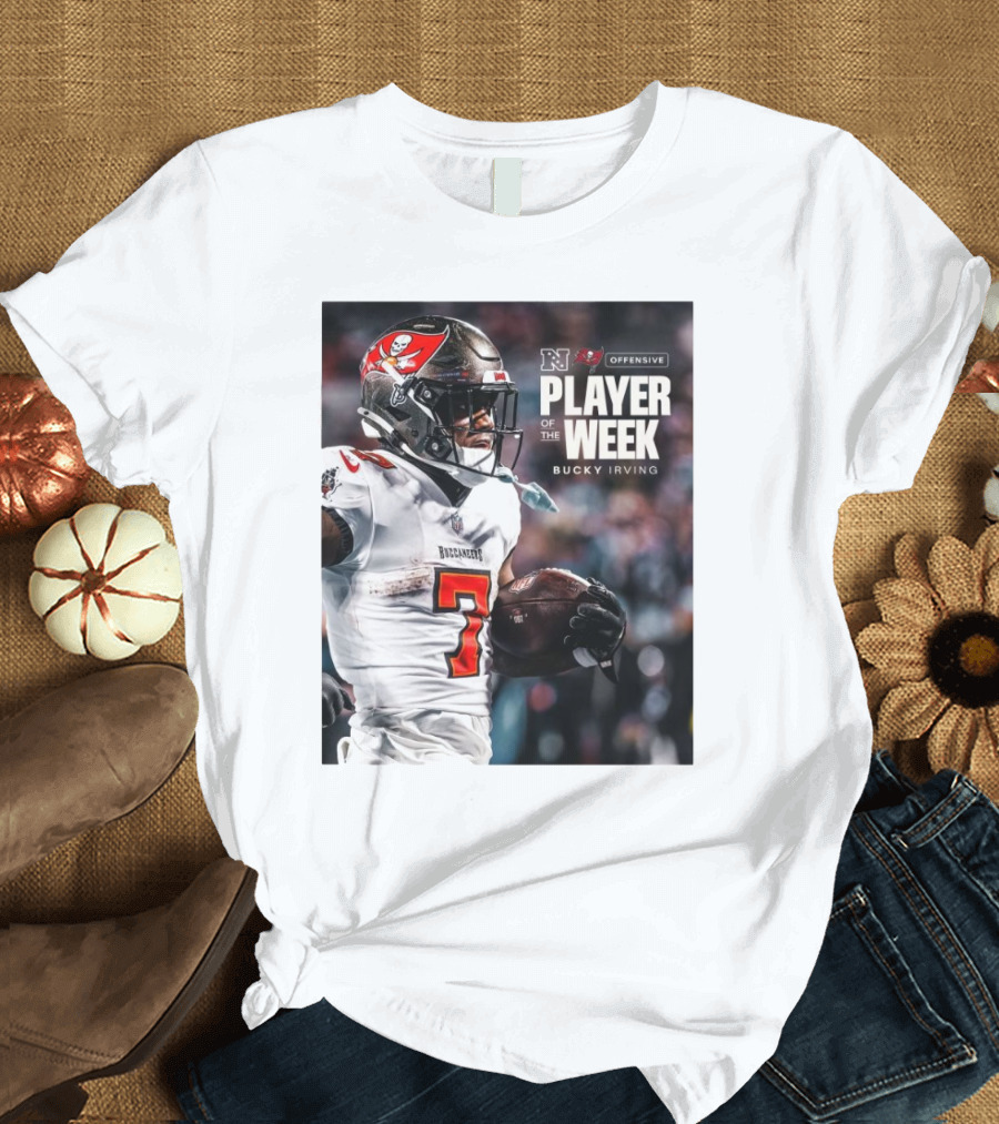 Tampa Bay Buccaneers Bucky Irving NFC Offensive Player of the Week T-Shirt