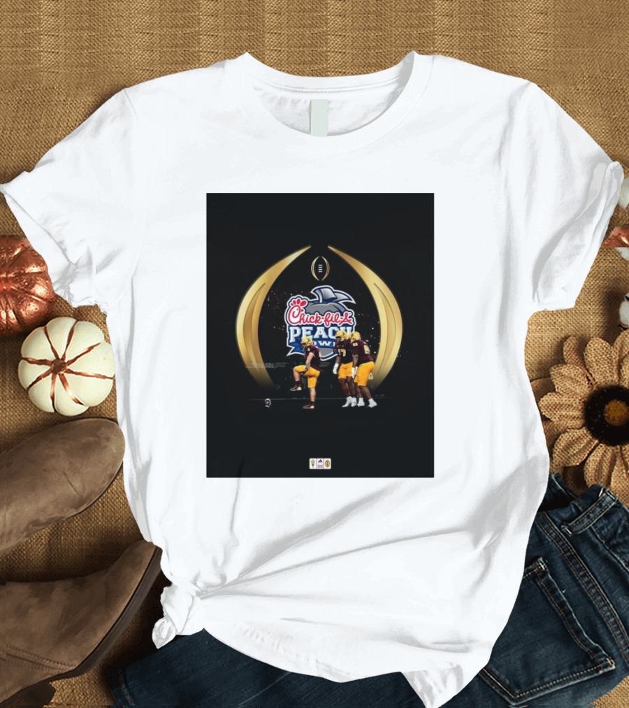 Arizona State Sun Devils Chick-Fil-A Peach Bowl CFP Quarterfinal 2024 Football T-Shirt