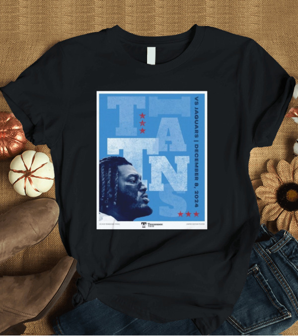 T-Shirt: Tennessee Titans Vs Jaguars December 8 2024 Football Matchup T-Shirt Tennessee Titans Vs Jaguars December 8 2024 Football Matchup T-Shirt