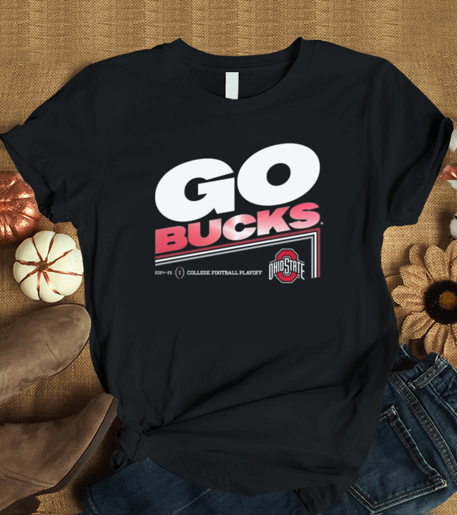 Ohio State Buckeyes 2024-25 College Football Playoff Go Bucks T-Shirt