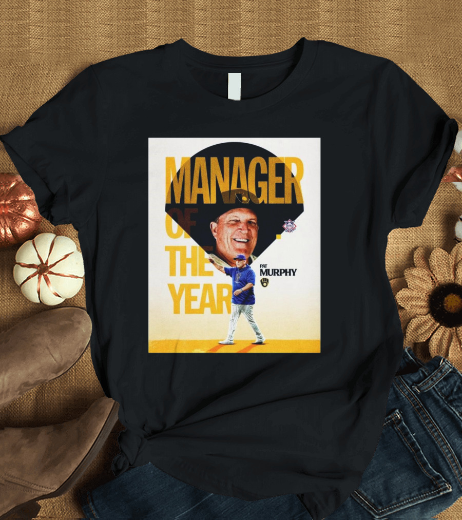 Pat Murphy Milwaukee Brewers Manager of the Year T-Shirt
