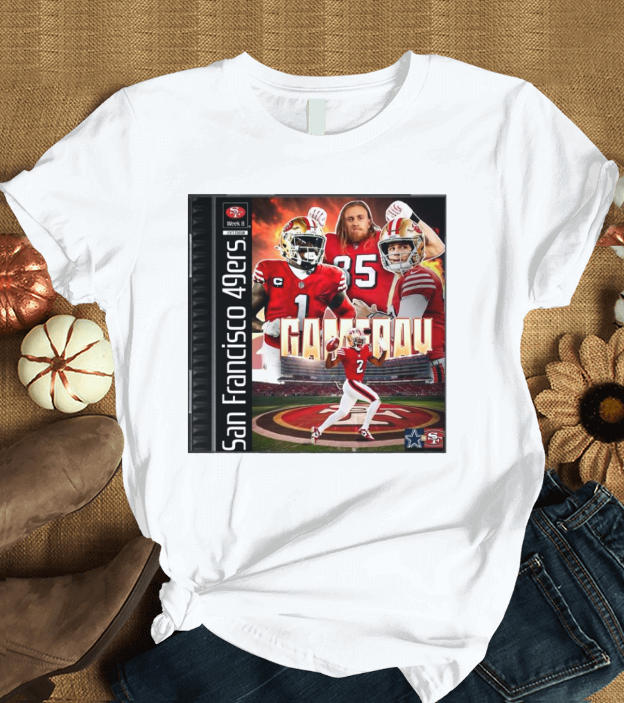 San Francisco 49ers Week 8 Gameday Levi's Stadium Playstation T-Shirt