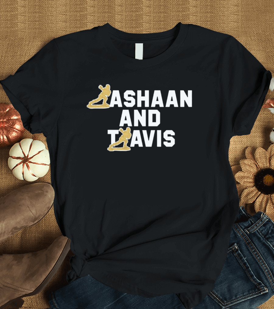 Colorado Buffaloes Ashaan and Travis Rashaan Salaam Travis Hunter T-Shirt