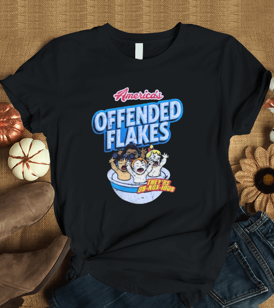 America's Offended Flakes They're Ob Nox Ious Derrick Holland T-Shirt
