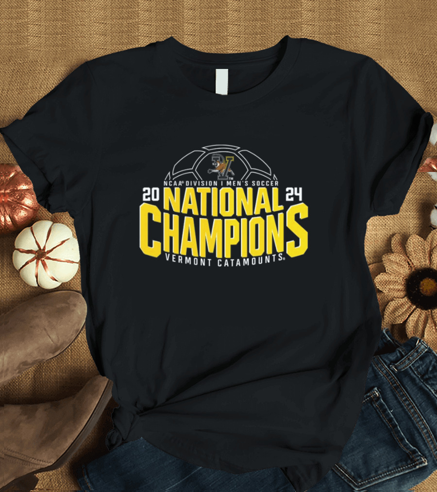 Vermont Catamounts NCAA Division I Men’s Soccer 2024 National Champions T-Shirt