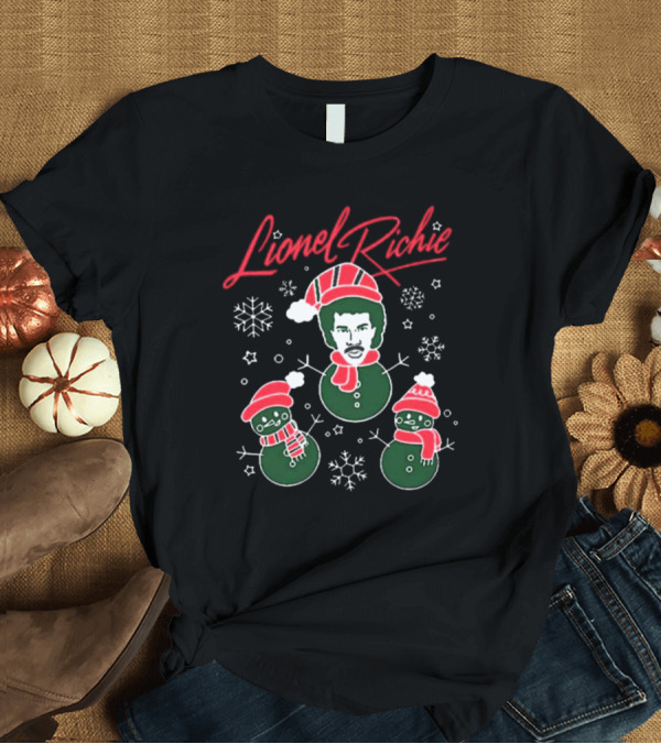 T-Shirt: Lionel Richie Snowman Christmas 2024 Holiday Snowflakes Hat T-Shirt Lionel Richie Snowman Christmas 2024 Holiday Snowflakes Hat T-Shirt