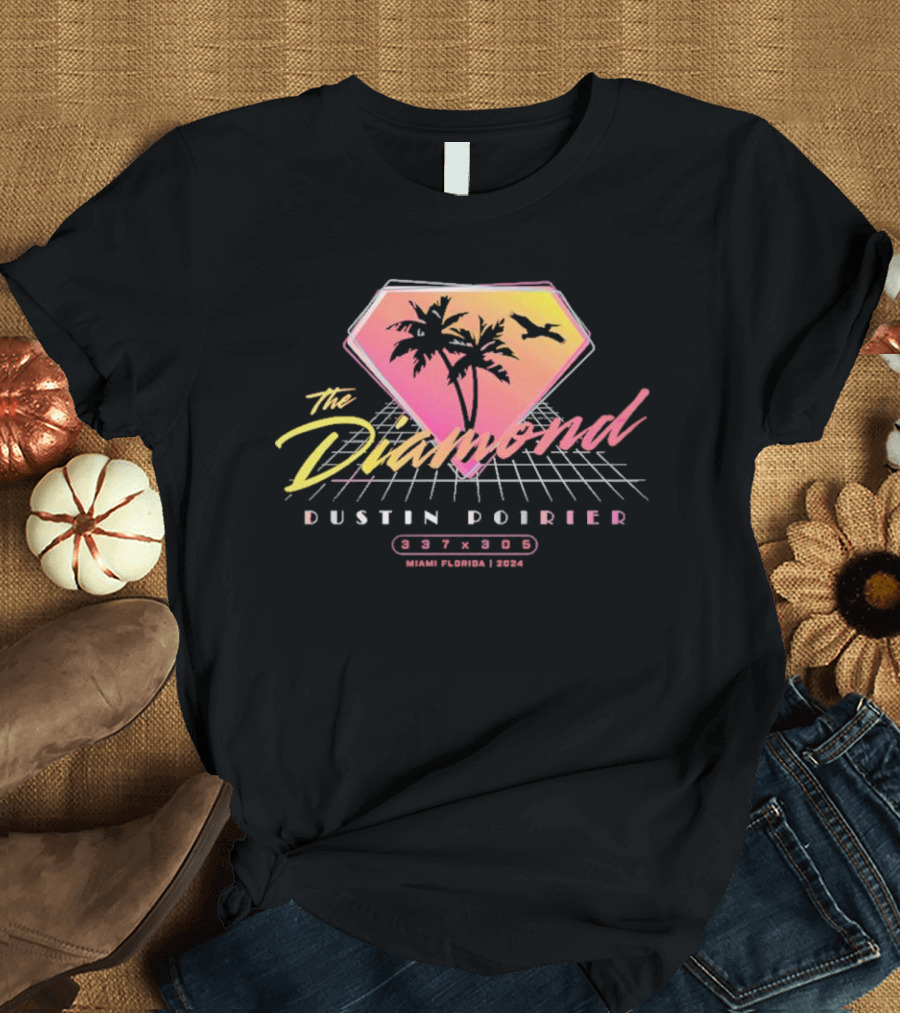 The Diamond Dustin Poirier Miami Florida 2024 337x305 T-Shirt