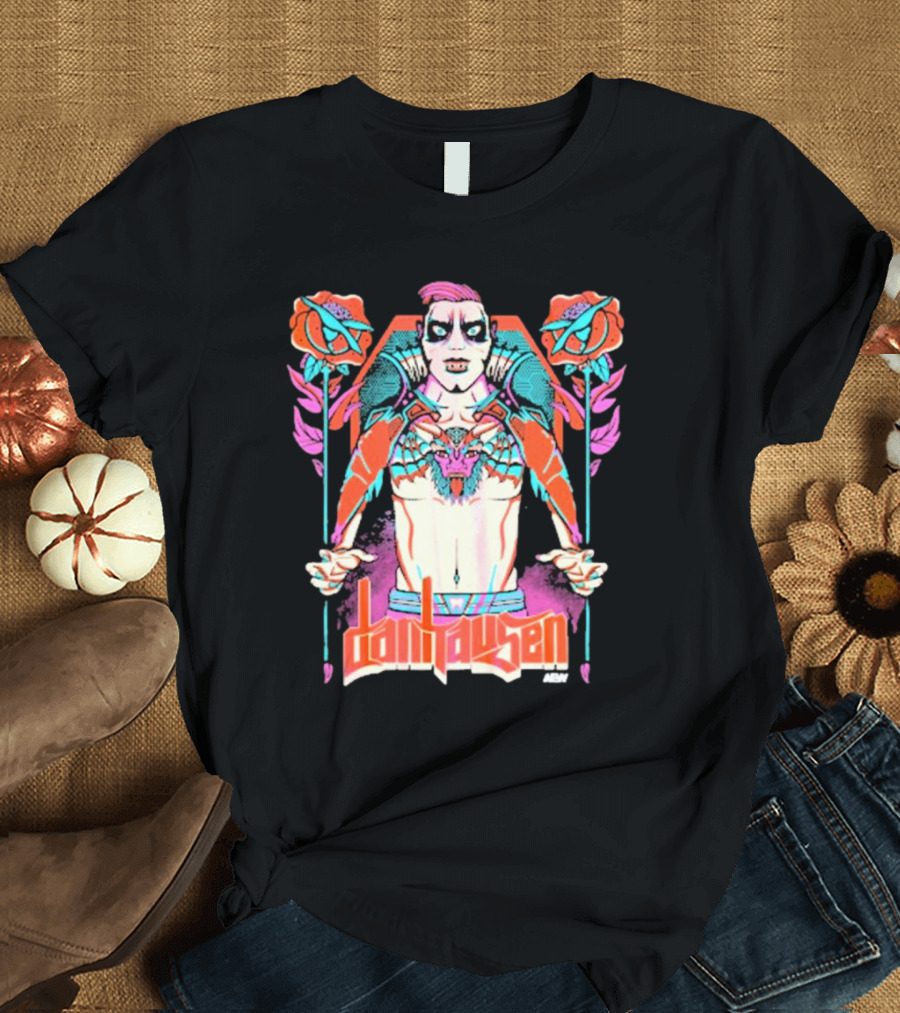 Danhausen AEW Artist Series Arise Roses and Skeletons T-Shirt
