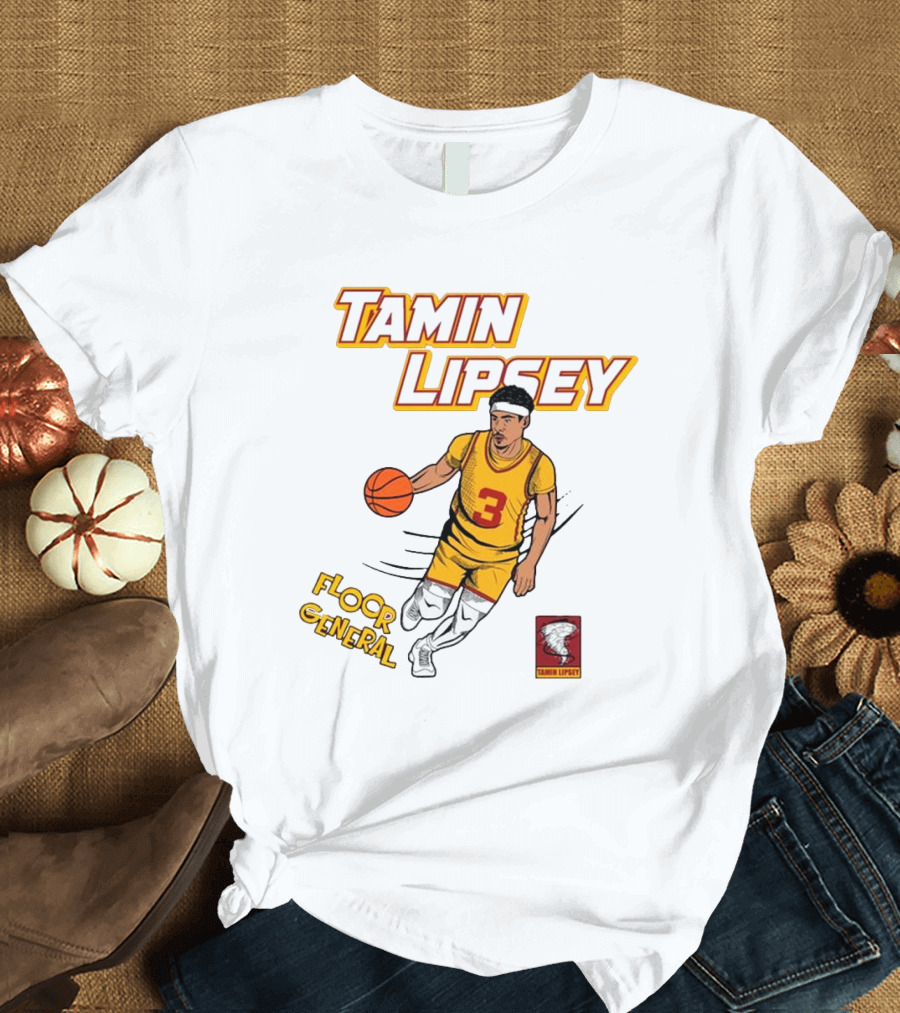 Tamin Lipsey Floor General Comic Book Superhero Iowa State Cyclones T-Shirt