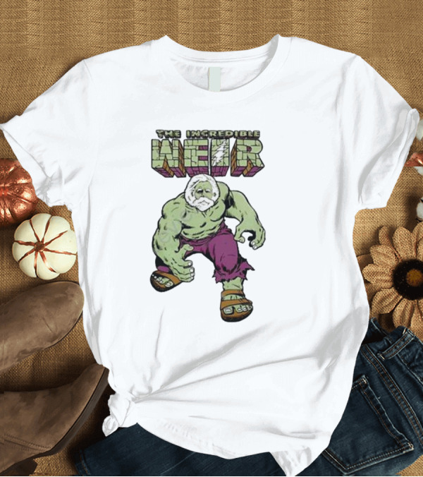 T-Shirt: The Incredible Weir Hulk Parody Green Superhero Beard T-Shirt The Incredible Weir Hulk Parody Green Superhero Beard T-Shirt
