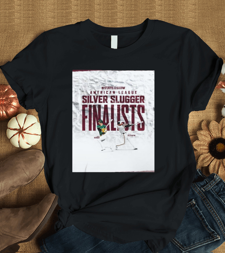 Mississippi State Bulldogs State To The Show American League Silver Slugger Finalists Rooker And Westburg T-Shirt