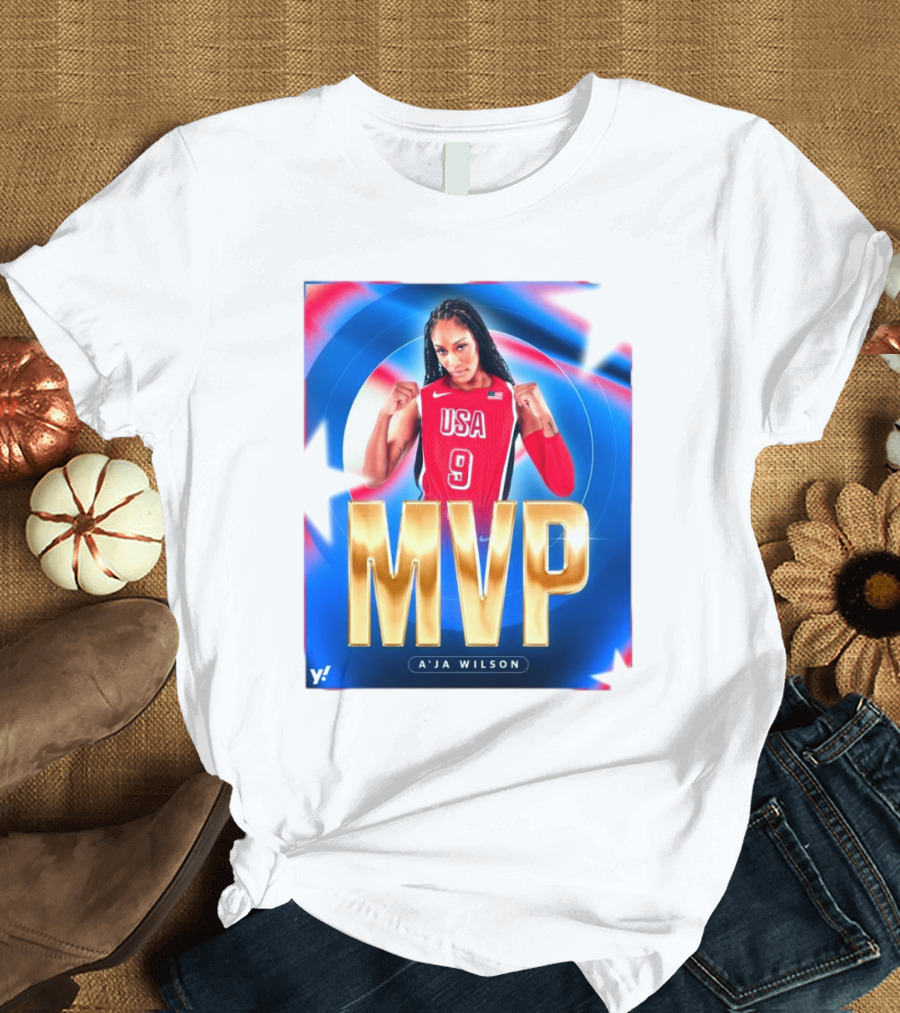 MVP A’ja Wilson USA Basketball 2024 Olympics T-Shirt