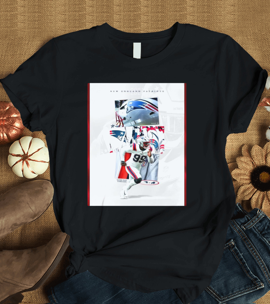 New England Patriots Week 16 Game Day Threads Keion White Vs Buffalo Bills T-Shirt