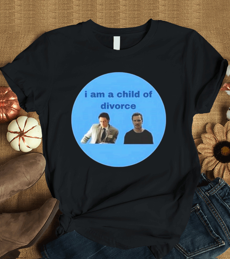 I Am a Child of Divorce Mads James McAvoy X Michael Fassbender T-Shirt