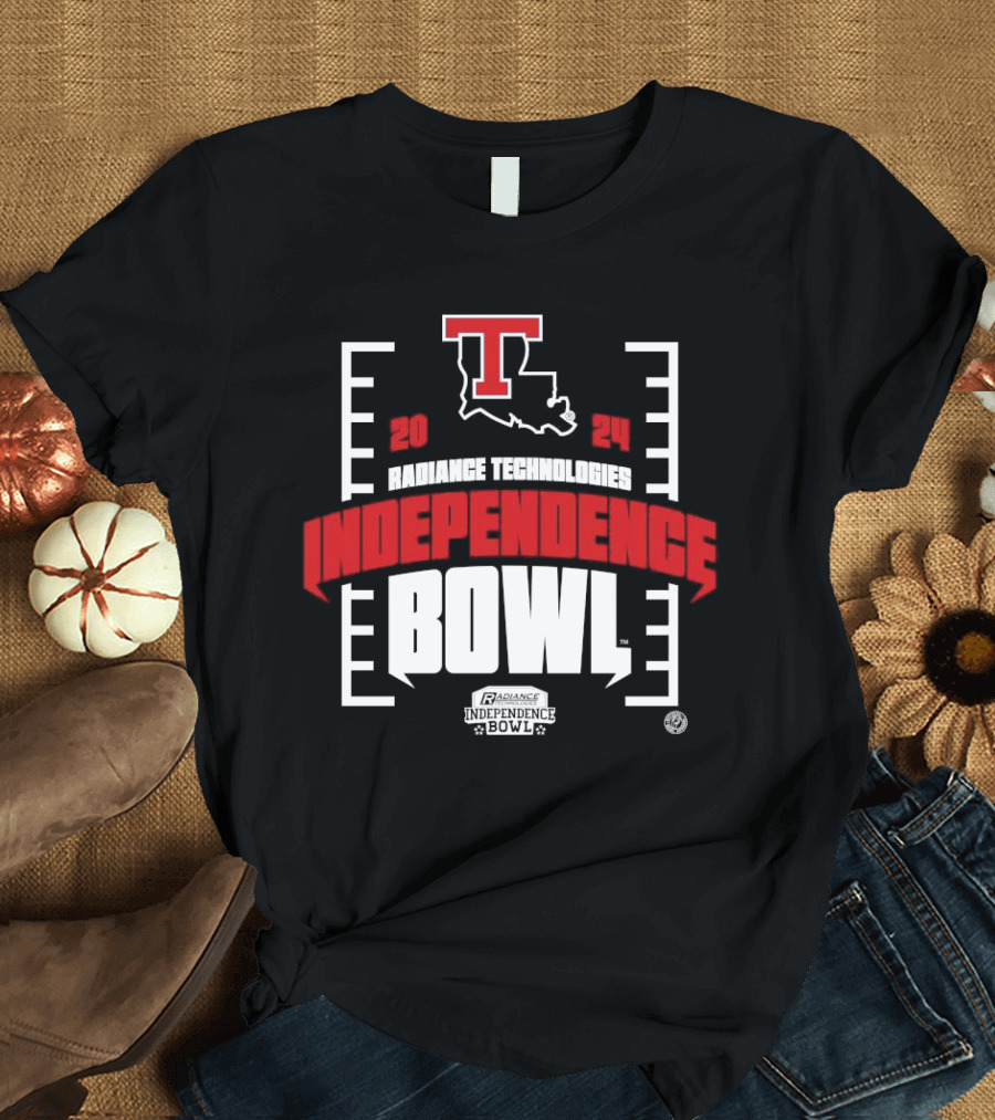 Radiance Technologies Independence Bowl Louisiana Tech Bulldogs 2024 Independence Bowl T-Shirt