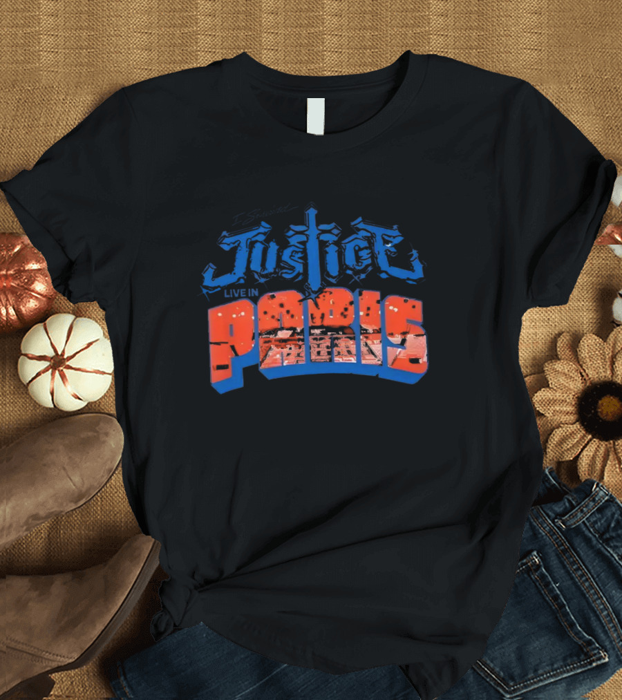 Justice Live in Paris I Survived Concert Event T-Shirt