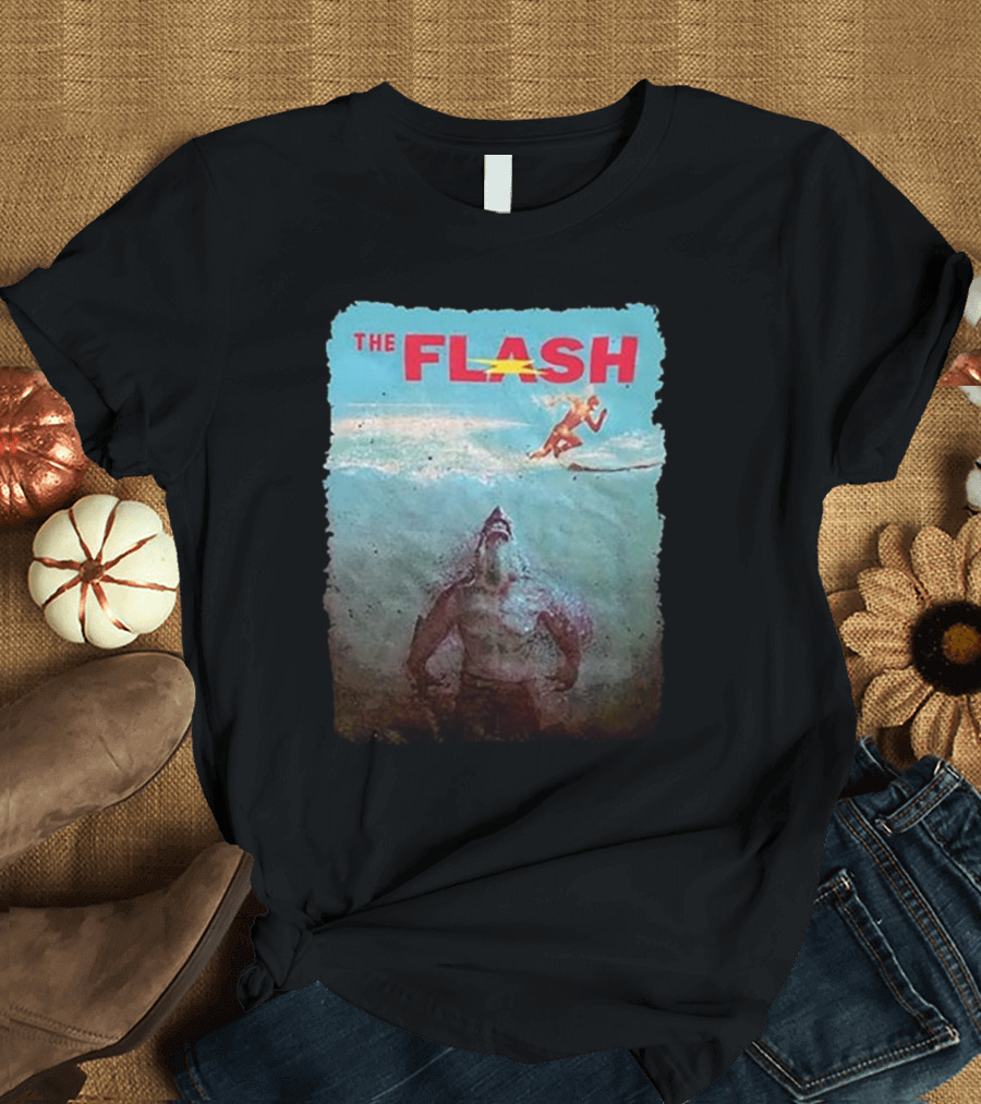 The Flash Jaws King Shark Crossover T-Shirt