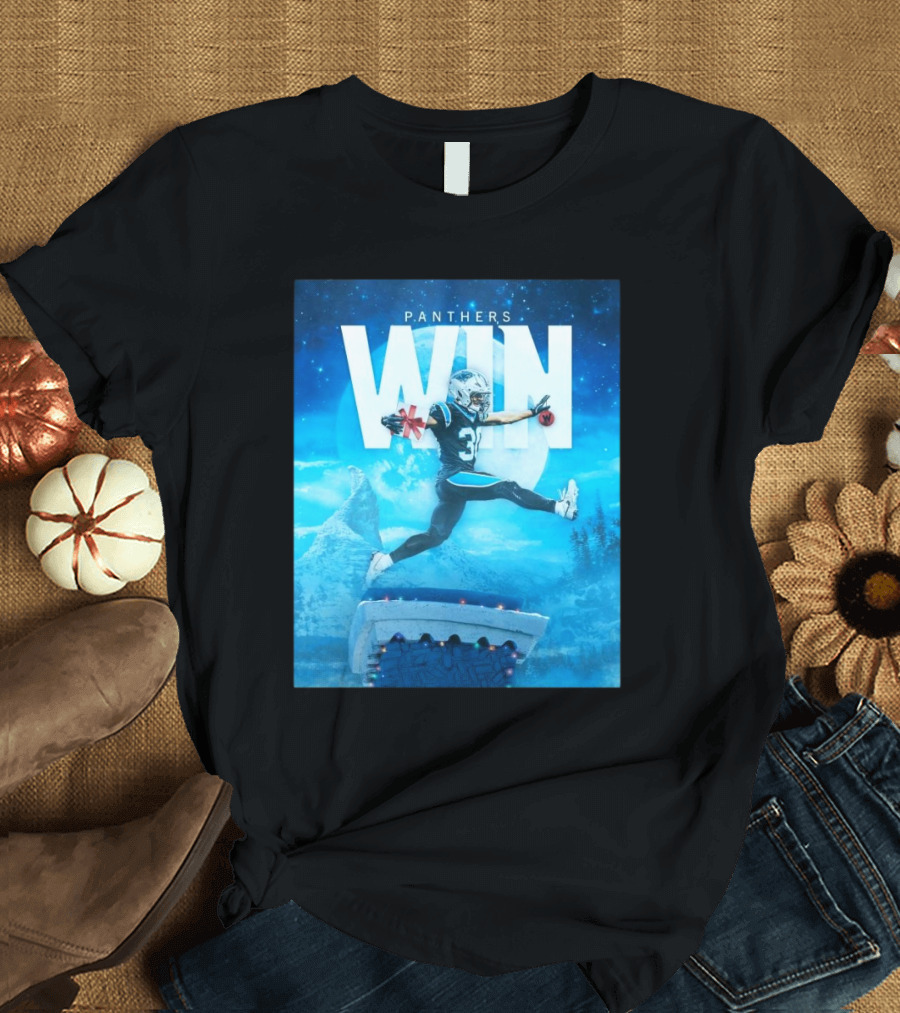 Panthers Win Chuba Hubbard Victory Jump Over Cardinals T-Shirt