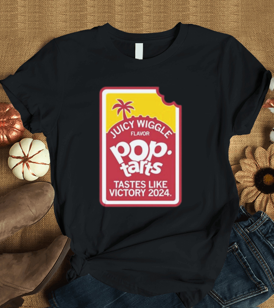 Juicy Wiggle Flavor Pop Tarts Tastes Like Victory 2024 Raygunsite T-Shirt
