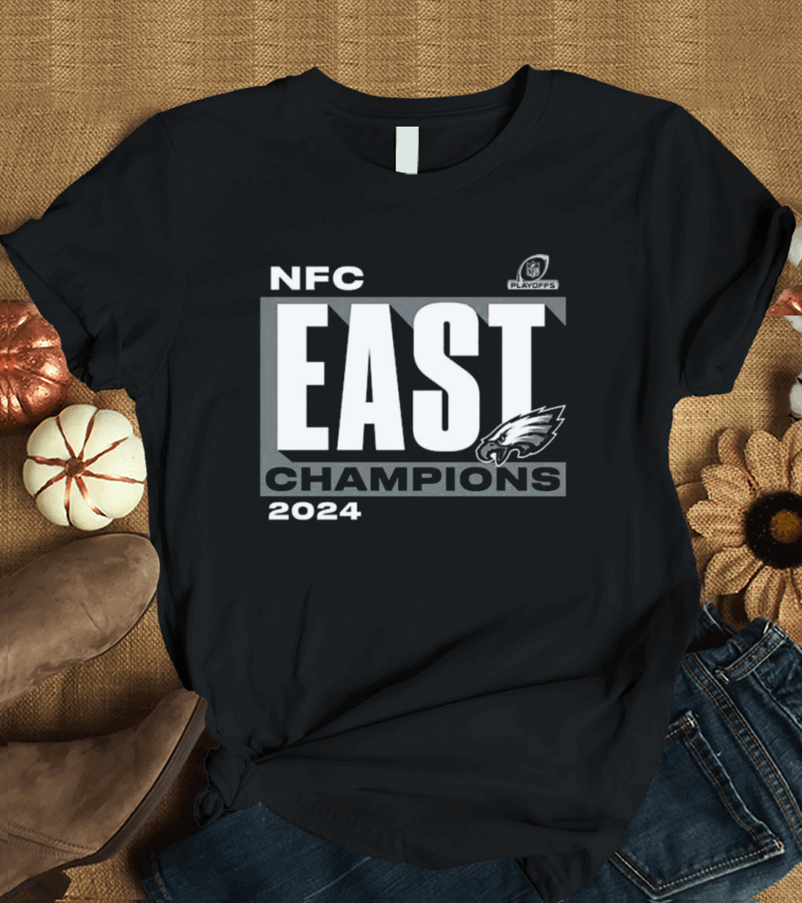 NFC East Champions 2024 Philadelphia Eagles Playoffs T-Shirt