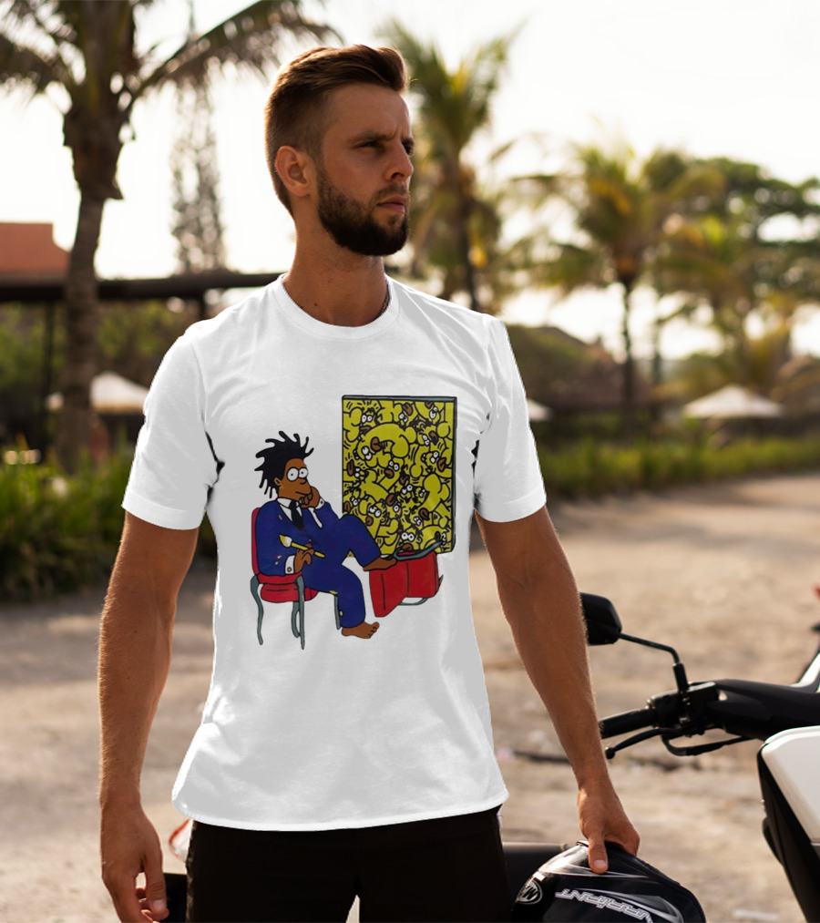 Jay Z Simpson Basquiat-Inspired Simpsons Mashup T-Shirt